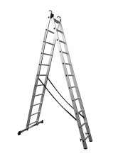 Kombistige i aluminium 5,04 m - Silkeborg Stigefabrik